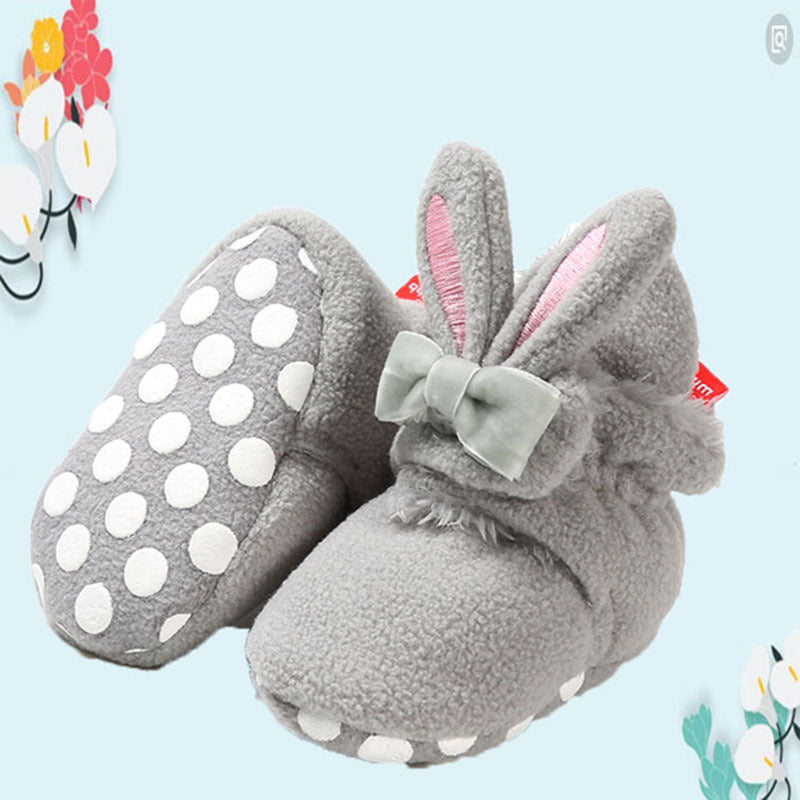 Thickened Fleece Soft Sole Toddler Shoes