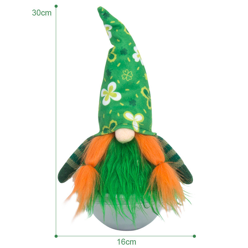 Faceless Doll Action Rudolph The Tumbler Green Hat