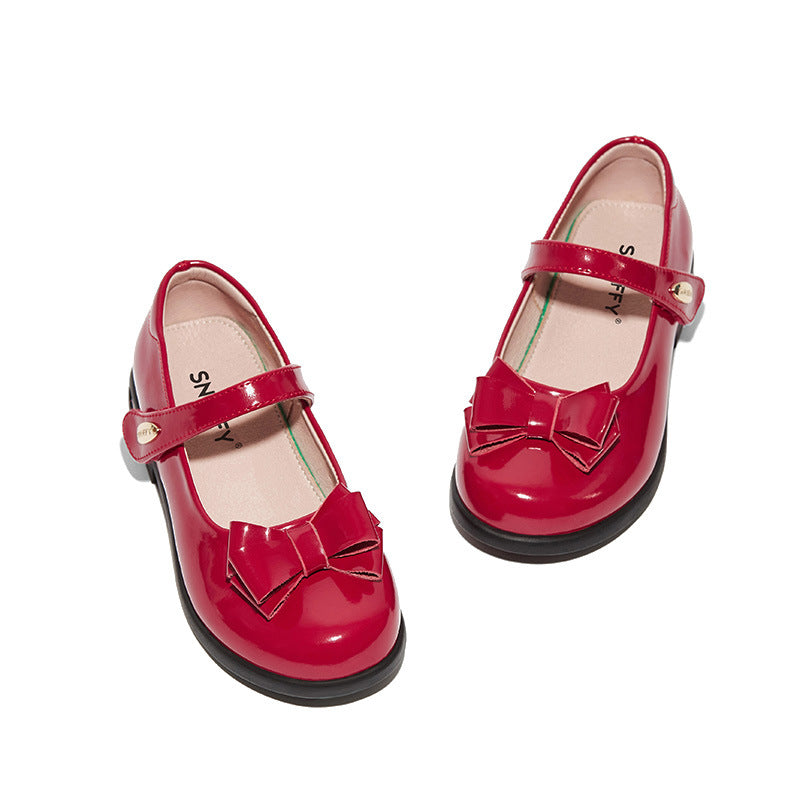 Genuine Leather Student Air Cushion Leather Shoes