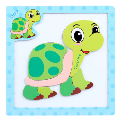 Fun Magnetic Animal Cartoon Puzzle Preschool Puzzle Teaching Aid