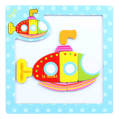 Fun Magnetic Animal Cartoon Puzzle Preschool Puzzle Teaching Aid