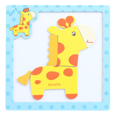 Fun Magnetic Animal Cartoon Puzzle Preschool Puzzle Teaching Aid