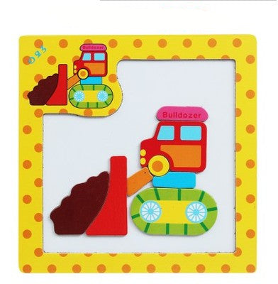 Fun Magnetic Animal Cartoon Puzzle Preschool Puzzle Teaching Aid
