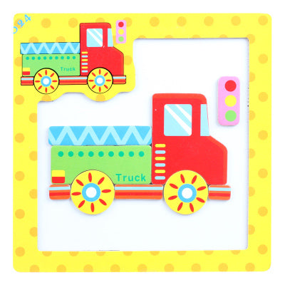 Fun Magnetic Animal Cartoon Puzzle Preschool Puzzle Teaching Aid