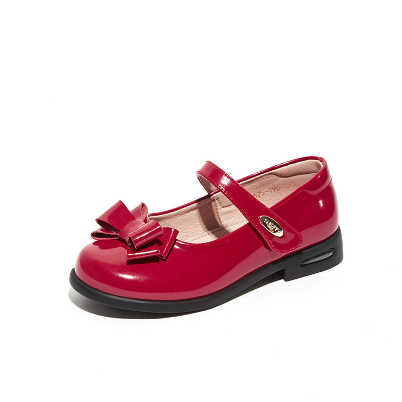 Genuine Leather Student Air Cushion Leather Shoes