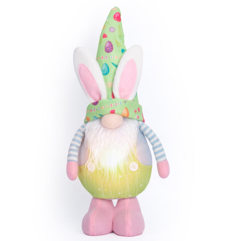 Decorated With Small Gifts Glowing Rudolph Without A Face