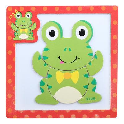 Fun Magnetic Animal Cartoon Puzzle Preschool Puzzle Teaching Aid