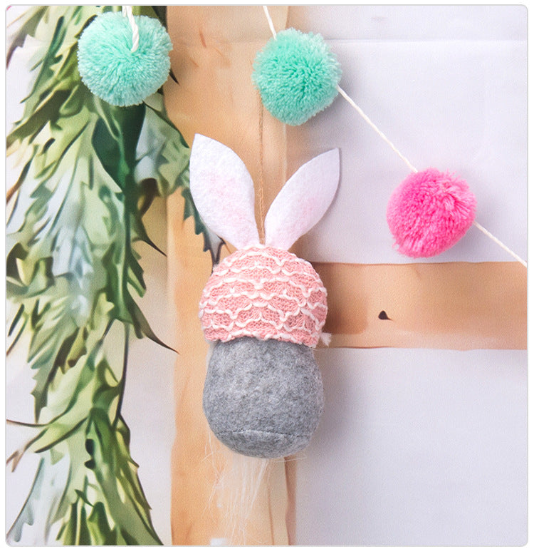 Easter Ornament Rudolph The Gnome Pendant