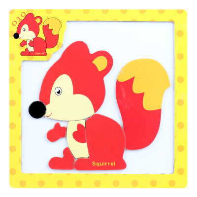 Fun Magnetic Animal Cartoon Puzzle Preschool Puzzle Teaching Aid