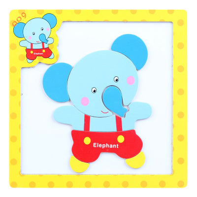 Fun Magnetic Animal Cartoon Puzzle Preschool Puzzle Teaching Aid