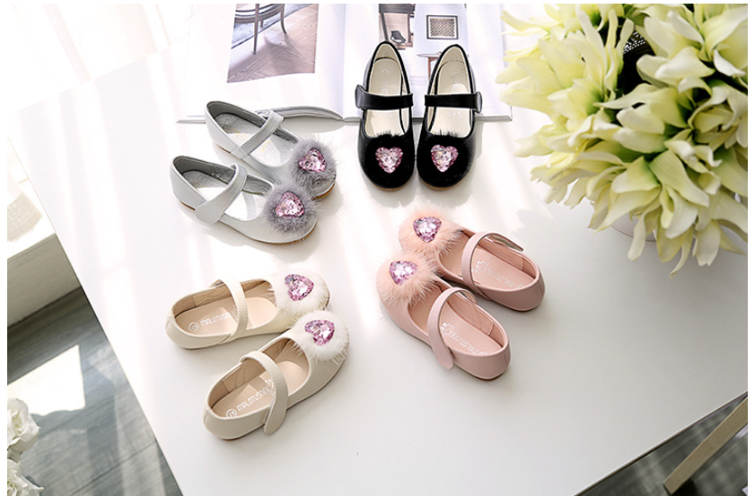 Japanese And Korean Girls' Microfiber Leather Dress Shoes