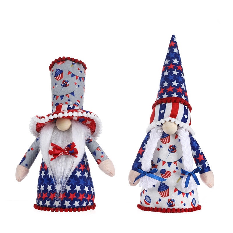 Pentagram Goblin Faceless Doll Ornament Lace