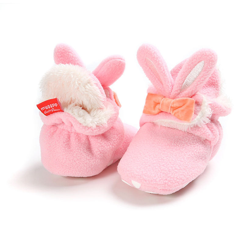 Thickened Fleece Soft Sole Toddler Shoes
