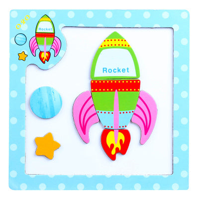 Fun Magnetic Animal Cartoon Puzzle Preschool Puzzle Teaching Aid