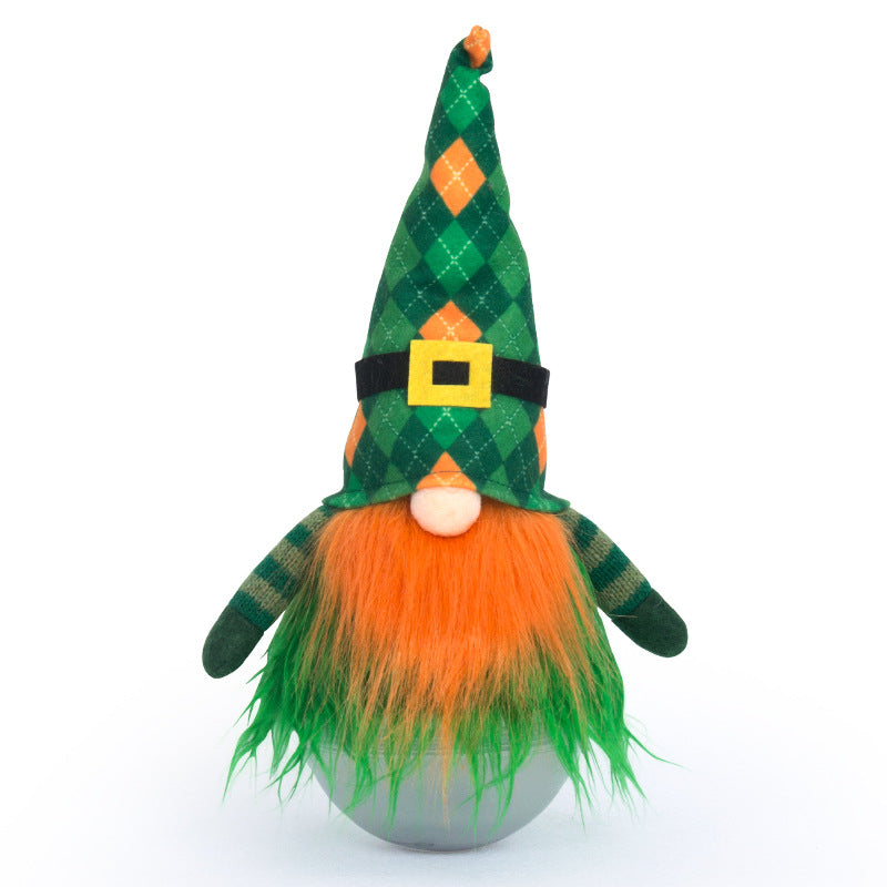 Faceless Doll Action Rudolph The Tumbler Green Hat