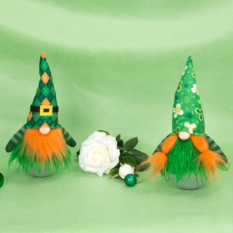 Faceless Doll Action Rudolph The Tumbler Green Hat