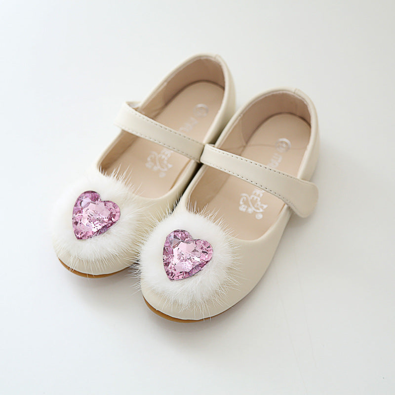 Japanese And Korean Girls' Microfiber Leather Dress Shoes