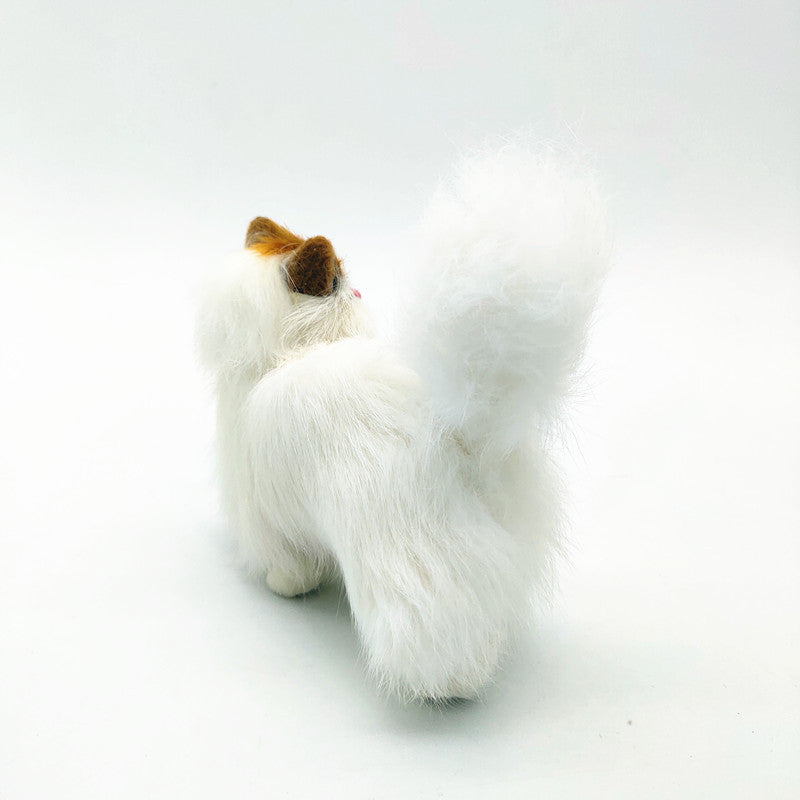 Simulation Station Cat Simulation Animal Crafts Ornament Gift