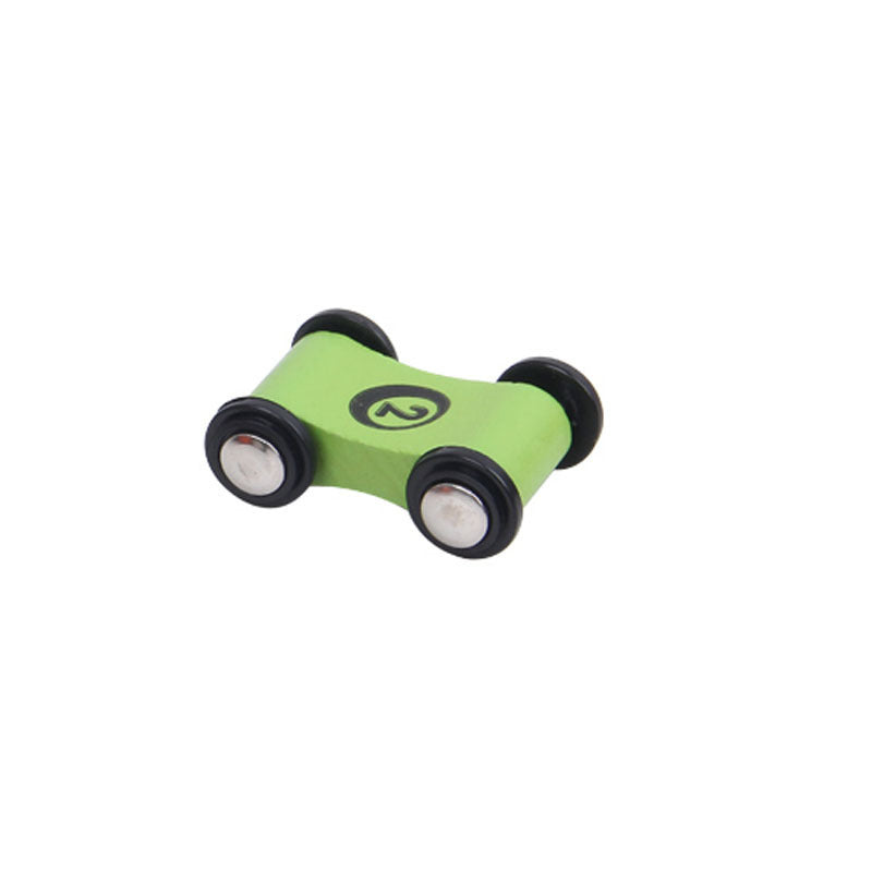 Wooden Speed Skating Track Pull Back Mini Race Car