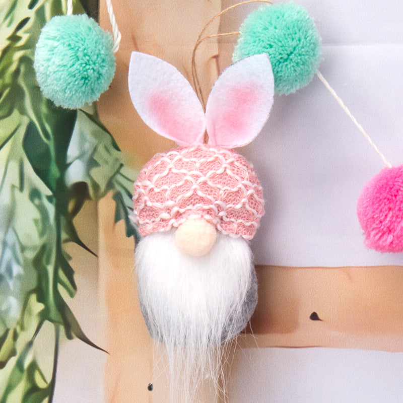 Easter Ornament Rudolph The Gnome Pendant