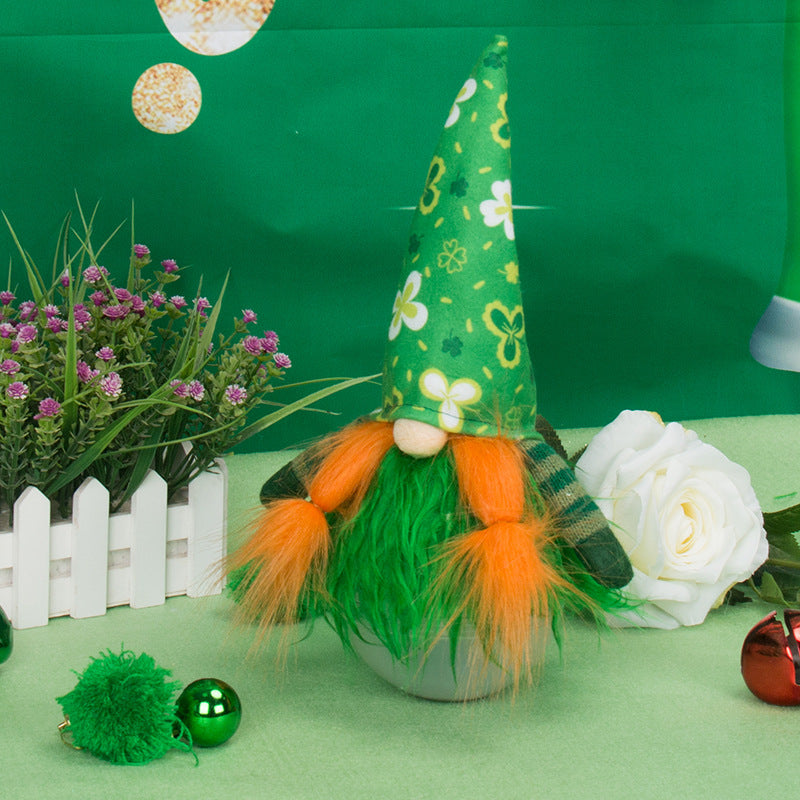 Faceless Doll Action Rudolph The Tumbler Green Hat