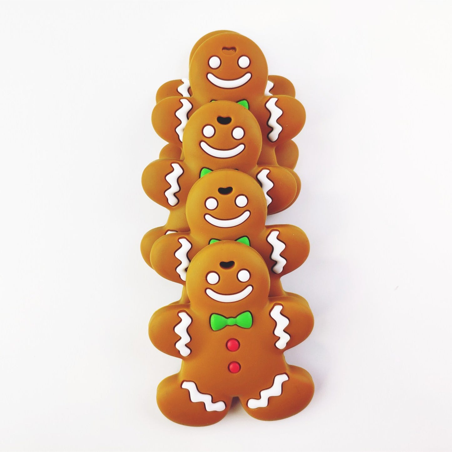 Baby Gum Cartoon Gingerbread Human Animal Silicone Bite Music Tooth Grinding Gel