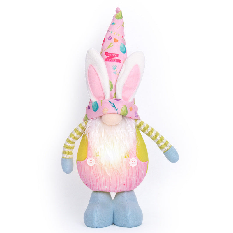 Decorated With Small Gifts Glowing Rudolph Without A Face