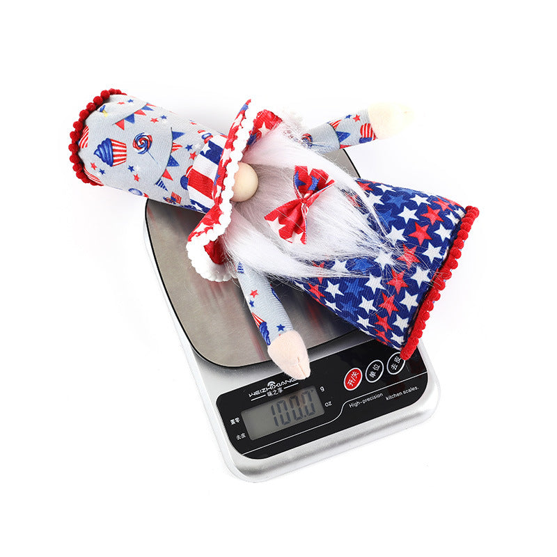Pentagram Goblin Faceless Doll Ornament Lace
