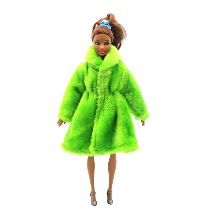 Girl Doll Toy Plush Coat Clothes Accessories