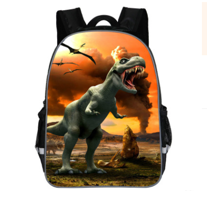 Dinosaur Children's Schoolbags Shoulder 3D Kindergarten Taipan Backpack Pupils 1-6 Years Boys 2-12 Years Ultralight