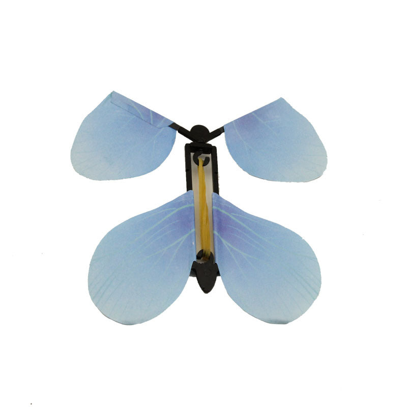 Flying butterfly phlegm into a butterfly free butterfly new strange children magic prop toy
