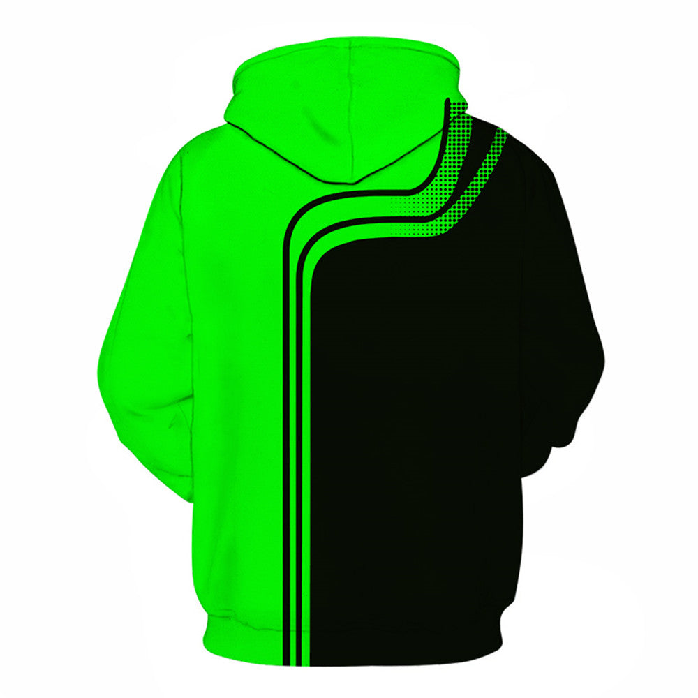 New Kawasaki Harajuku Women's Hooded Sweatshirt 3D Printing Zipper Casual Sportswear Autumn