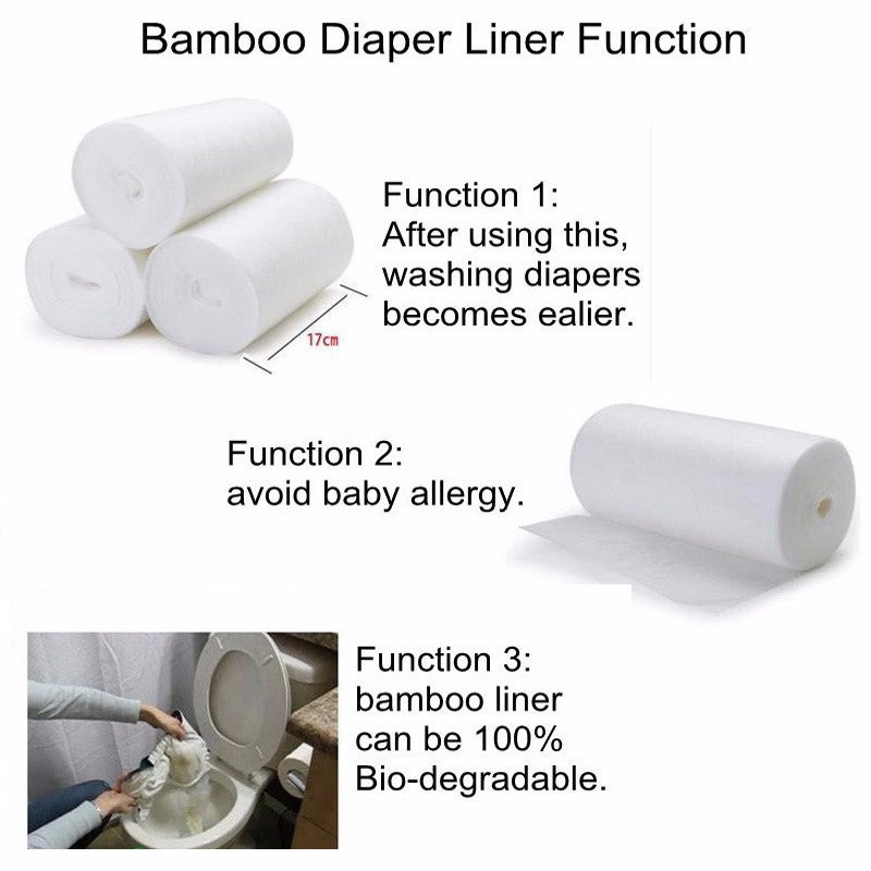 Desechables Biodegradables Y Desechables Forros De 100 Sheets1 Rollo