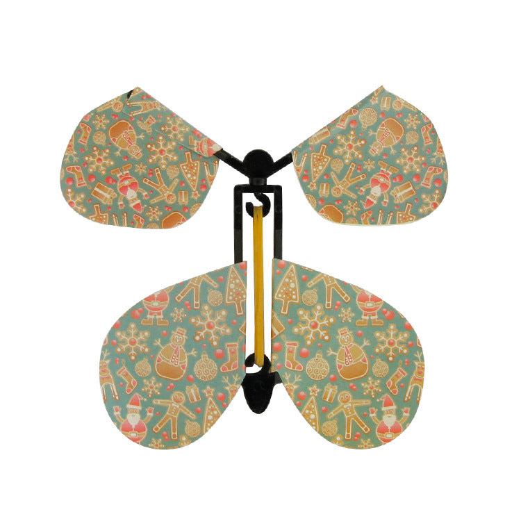 Flying butterfly phlegm into a butterfly free butterfly new strange children magic prop toy