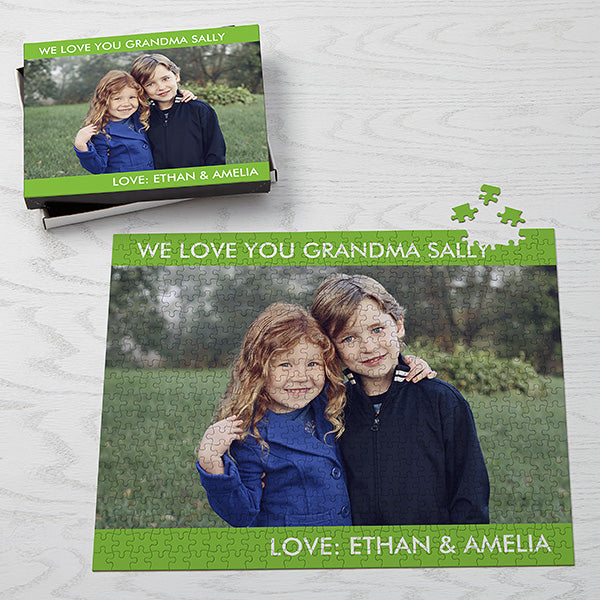 Personalized Jumbo 500 Piece Photo Puzzle