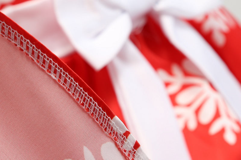 Children's Christmas Snowflake Print Princess
