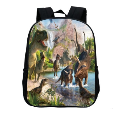 Dinosaur Children's Schoolbags Shoulder 3D Kindergarten Taipan Backpack Pupils 1-6 Years Boys 2-12 Years Ultralight