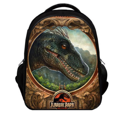 Dinosaur Children's Schoolbags Shoulder 3D Kindergarten Taipan Backpack Pupils 1-6 Years Boys 2-12 Years Ultralight