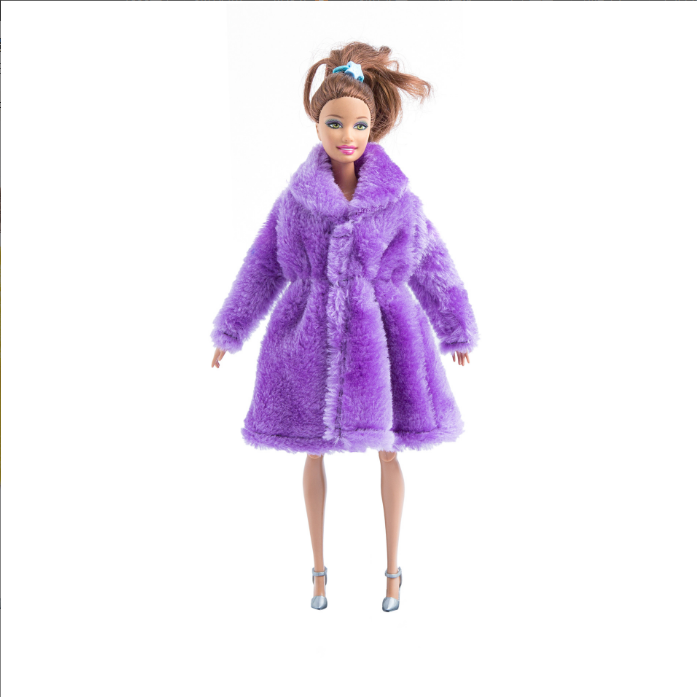 Girl Doll Toy Plush Coat Clothes Accessories