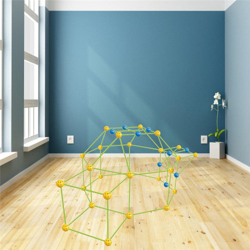 Children's Building Fortress Building Castle Plastic Insert Assembling Building Block Educational Toy