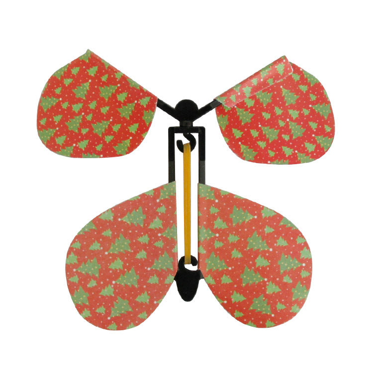 Flying butterfly phlegm into a butterfly free butterfly new strange children magic prop toy