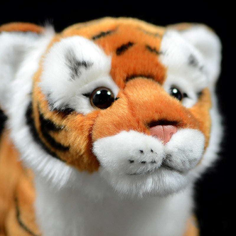 Simulation Standing Tiger Plush Toy White Cute