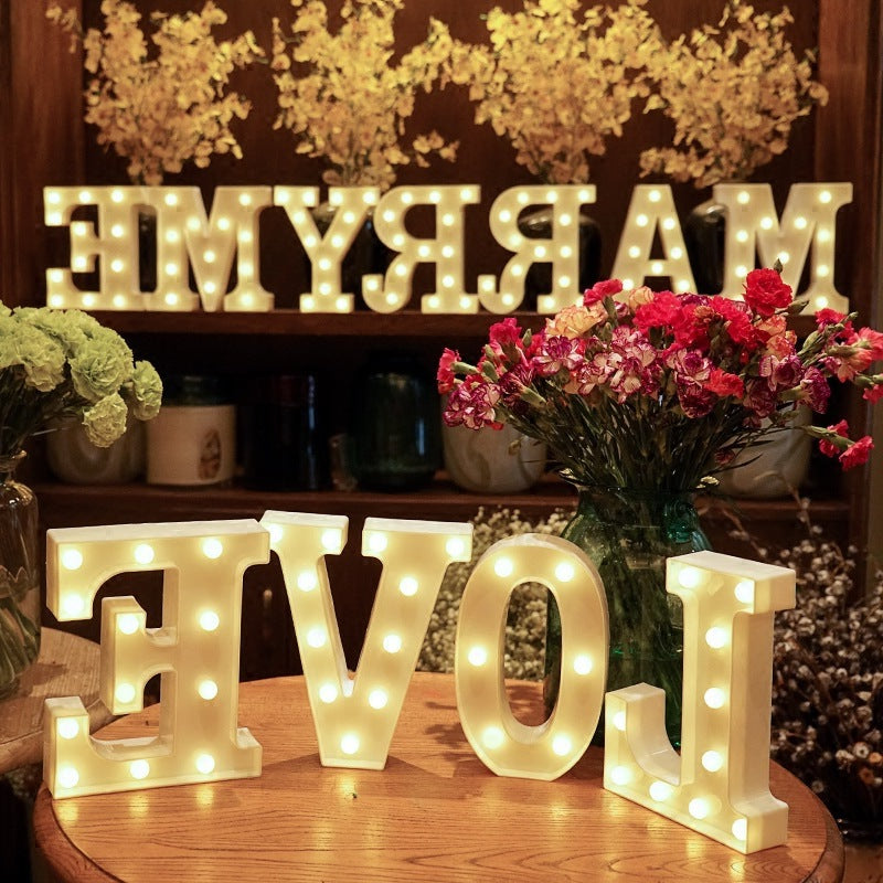 HOME IMPROVEMENT - LED ALPHABET NIGHT LIGHT