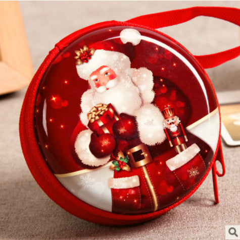 Factory Direct Christmas Ornament Gift Creative Zero Wallet Gift Santa Claus Window Ball
