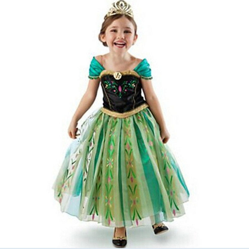 Girls' Dresses Full Set Of Accessories