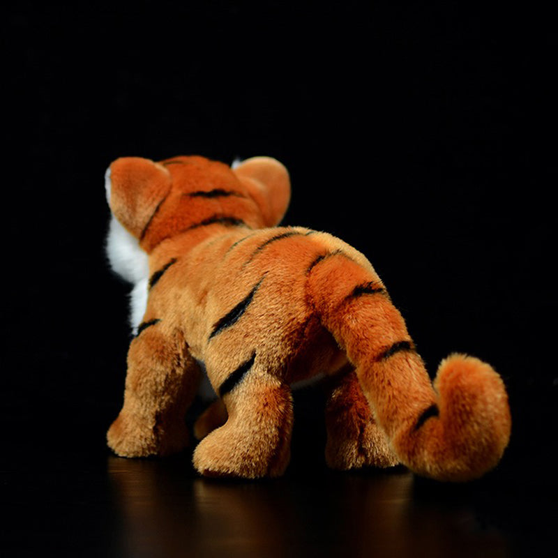 Simulation Standing Tiger Plush Toy White Cute