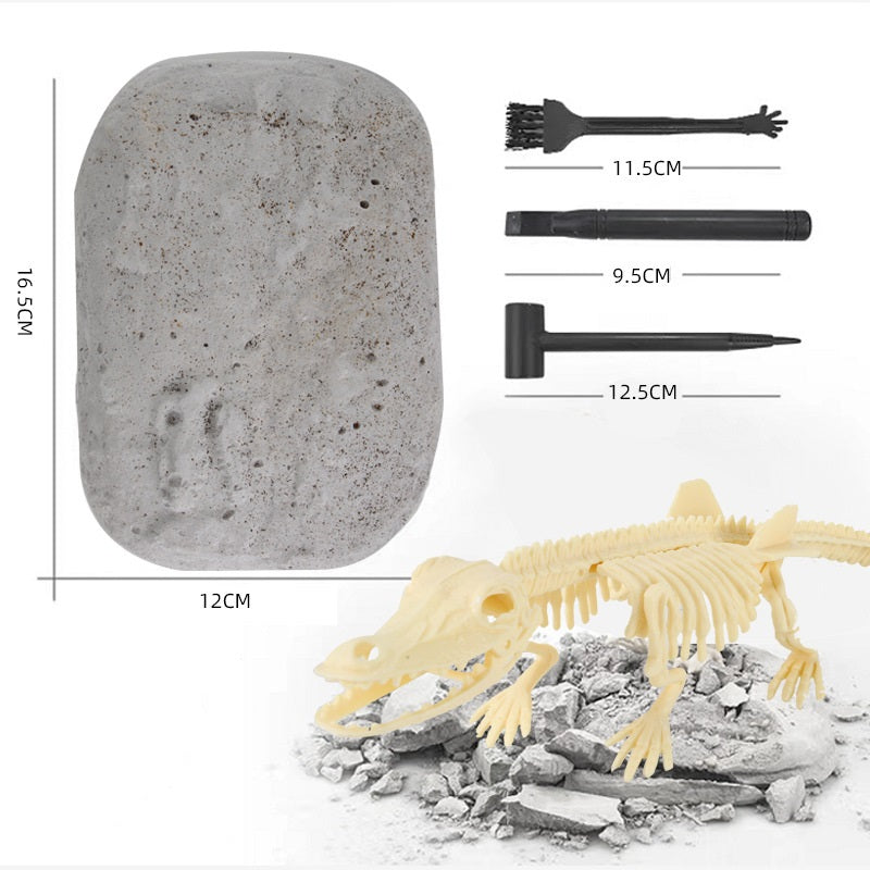 Lite 9 Assembled Dinosaur Archaeological Excavation Toys