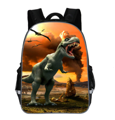 Dinosaur Children's Schoolbags Shoulder 3D Kindergarten Taipan Backpack Pupils 1-6 Years Boys 2-12 Years Ultralight
