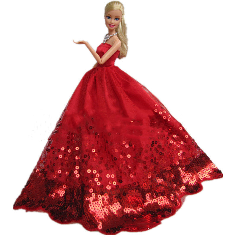 Sequin All Inclusive Doll Wedding Dress