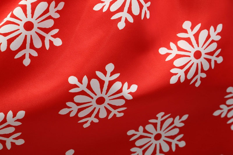 Children's Christmas Snowflake Print Princess